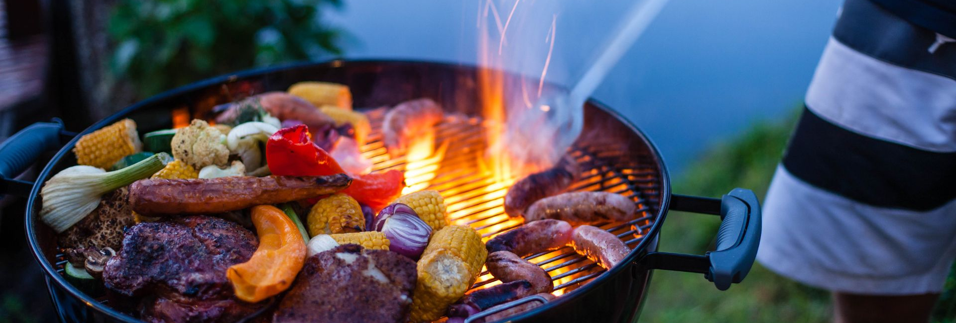 Foods on the barbecue