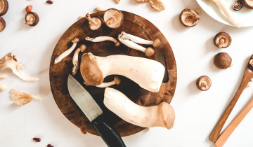 Selection of various mushrooms
